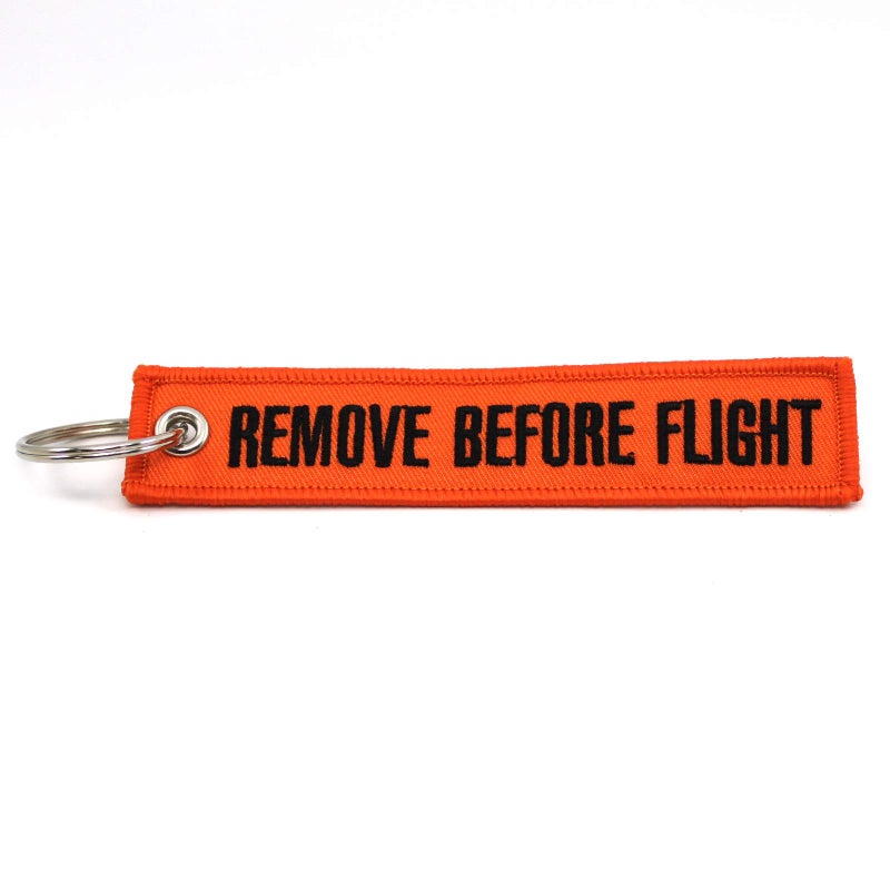 Rotary13B1 - Remove Before Flight Keychain - Orange - Image 2
